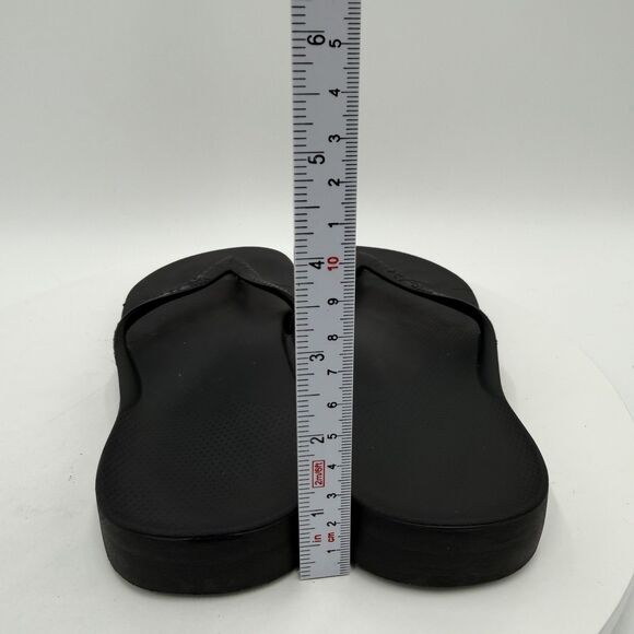 Archies Flip Flops Shoes Womens Size 7 Black Orthotic High Arch Support Sandals - Picture 5 of 8